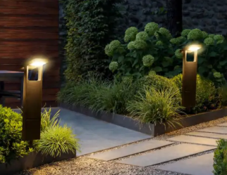 solar-powered ground stake light