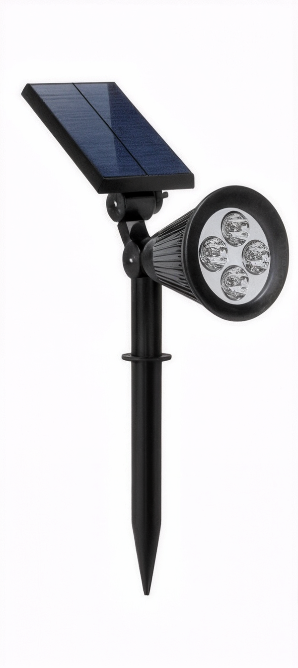 YH0502C Solar Ground Spike Light with Built-in Day-Night Sensor 2200MAH 80LM/40LM